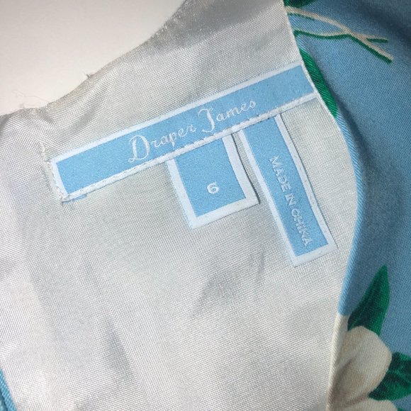 Light Blue Floral Dress - Picture 3 of 3